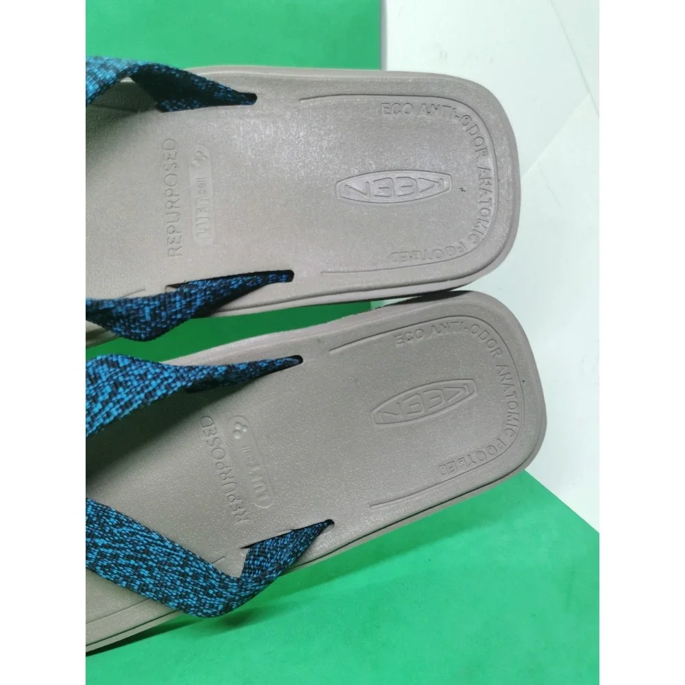 KEEN Harvest Flip Flops Men's Size 12 Sandals Repurposed Sole Slip On